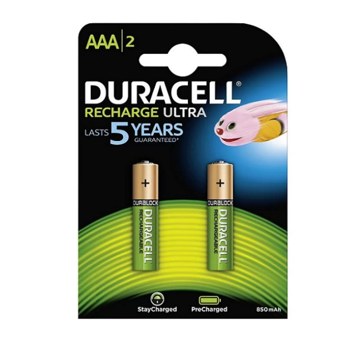 Акумулатрна батерия Duracell 1.2V AAA 4BCd 800 mAh 2 бр