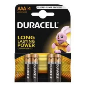 Алкална батерия Duracell Basic 1.5V LR3/AAA 4 бр.
