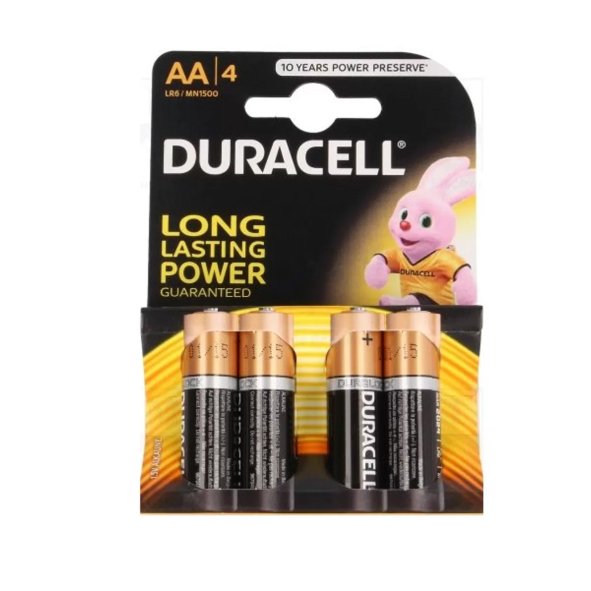 Алкална батерия Duracell Basic 1.5V LR6/AA 4 бр.