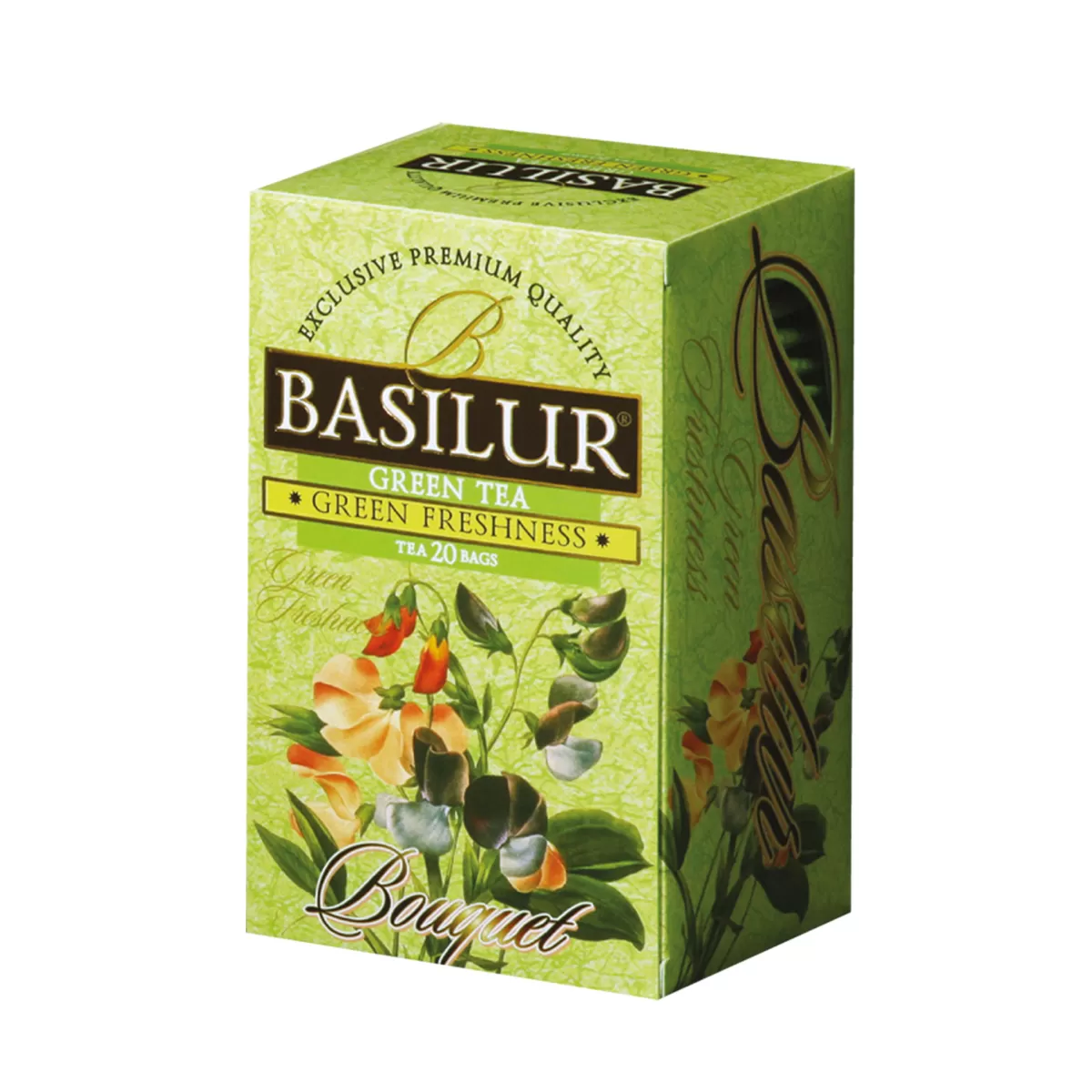 Basilur Чай „Букет'', зелена свежест, 2 g, 15 броя