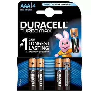 Батерия Duracell Turbo 1.5V LR3/AAA 4 бр.