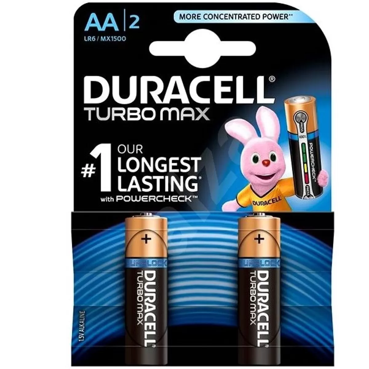 Батерия Duracell Turbo 1.5V LR6/AA 2 бр.