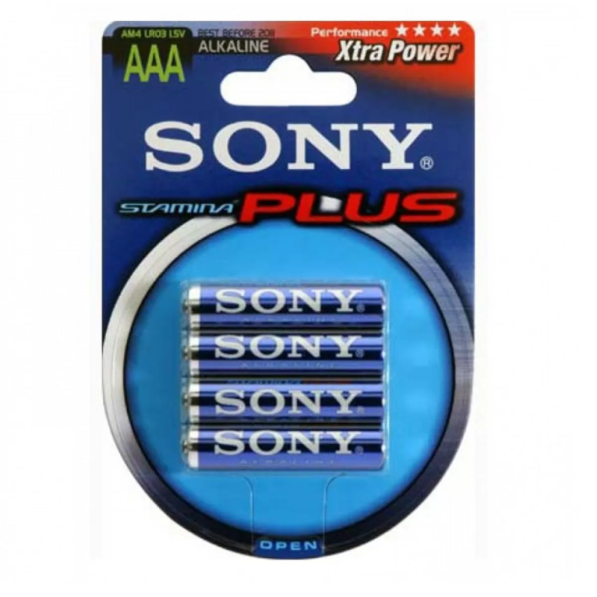 Батерия Sony Stamina Plus 1.5V LR3/AAA 4 бр.