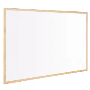 Bi-Office Бяла дъска, с дървена рамка, 30 x 40 cm