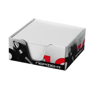 Бяло харт. кубче поставка Перфект рецик 82x82x35mm