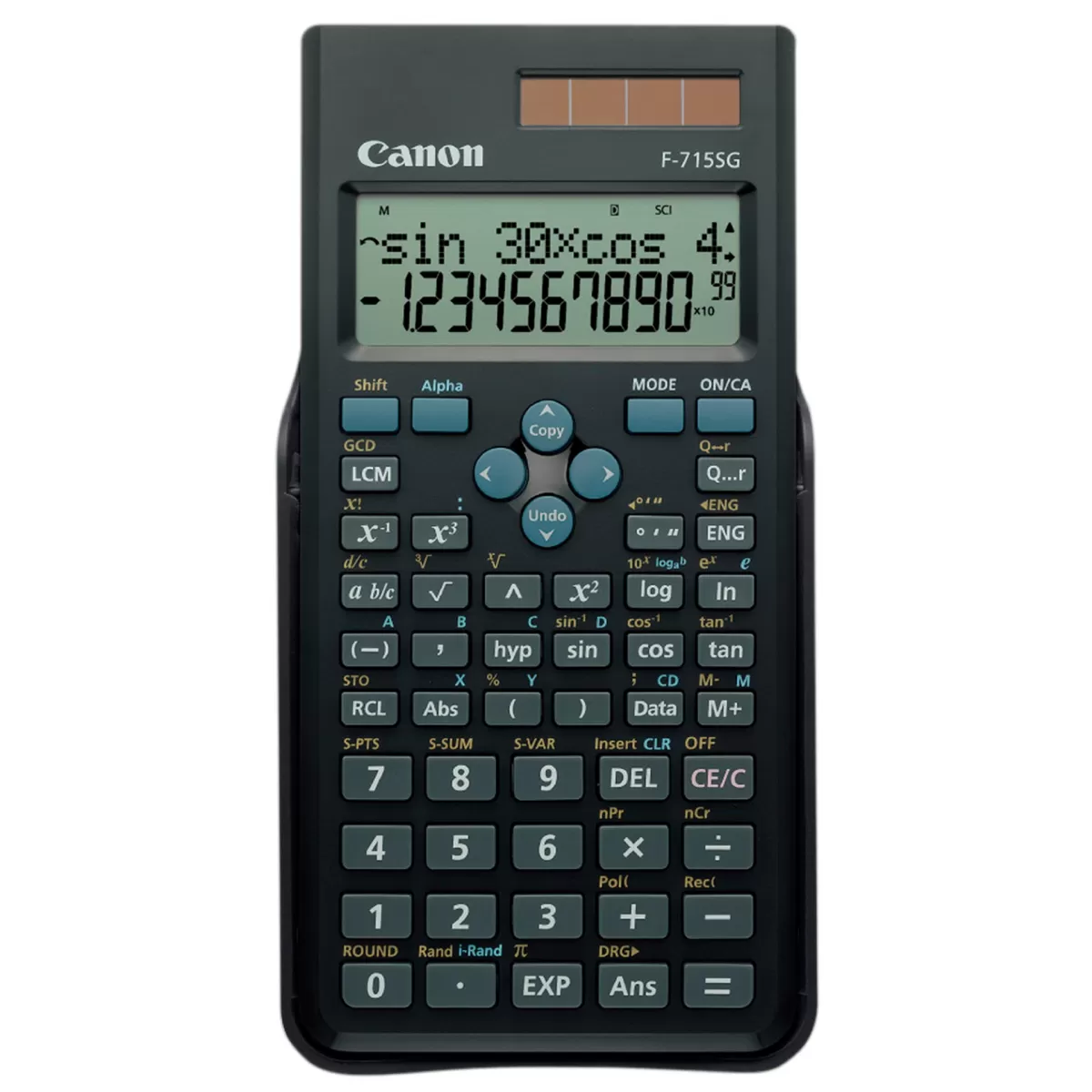 Canon Инженерен калкулатор F-715SG, 250 функции, двуредов дисплей, черен