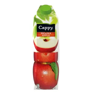 Cappy Нектар, ябълка, 1 L, в кутия