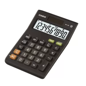 Casio Настолен калкулатор MS-10B, 10-разряден, черен