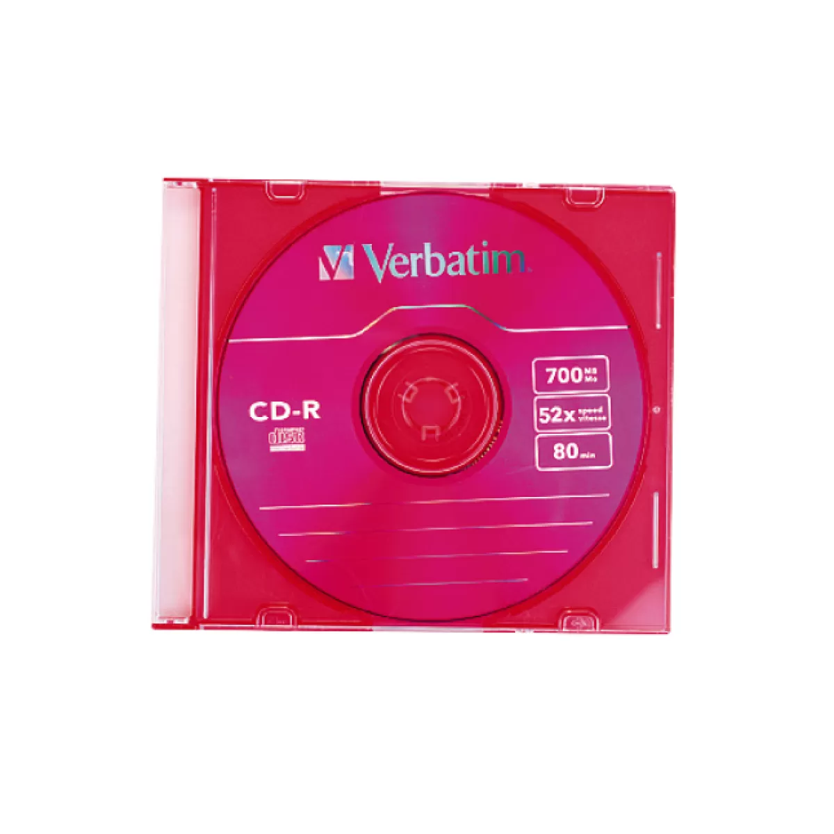 CD-R Verbatim 52 x 700 MB в тънка кутия