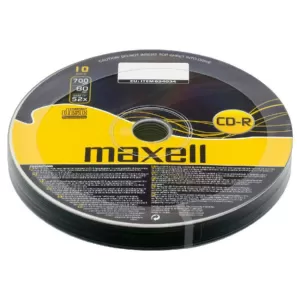 CD-R80 Maxell 700MB, 52x, 10 бр