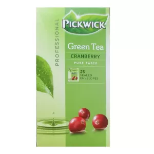 Чай Pickwick Green tea Cranberry - зелен чай с боровинка