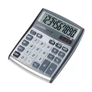 Citizen Настолен калкулатор CDC-100WB, 10-разряден, сив