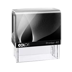 Colop Печат Printer 40, правоъгълен, 23 x 59 mm, черен