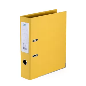 Colori Класьор, 8 cm, PP, с метален кант, жълт, несглобен, 50 броя