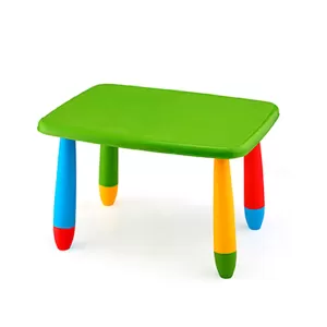 Детска маса, пластмасова, правоъгълна 72.5 x 57 x 47H, зелена