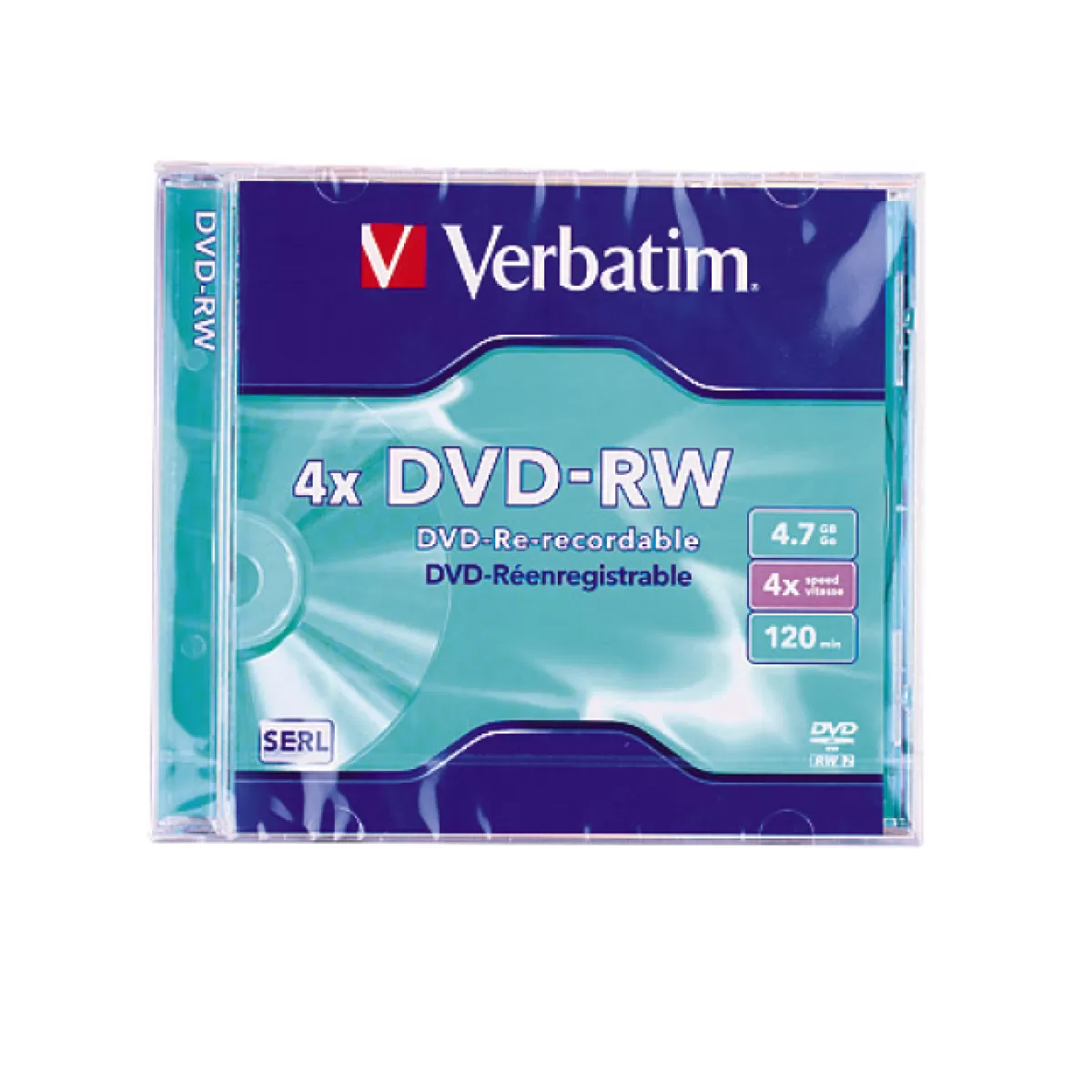DVD-RW Verbatim 4x 4.7 GB в стандартна кутия