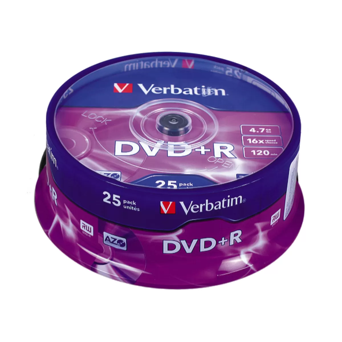 DVD+R Verbatim 16x 4.7 GB шпиндел 25 бр.