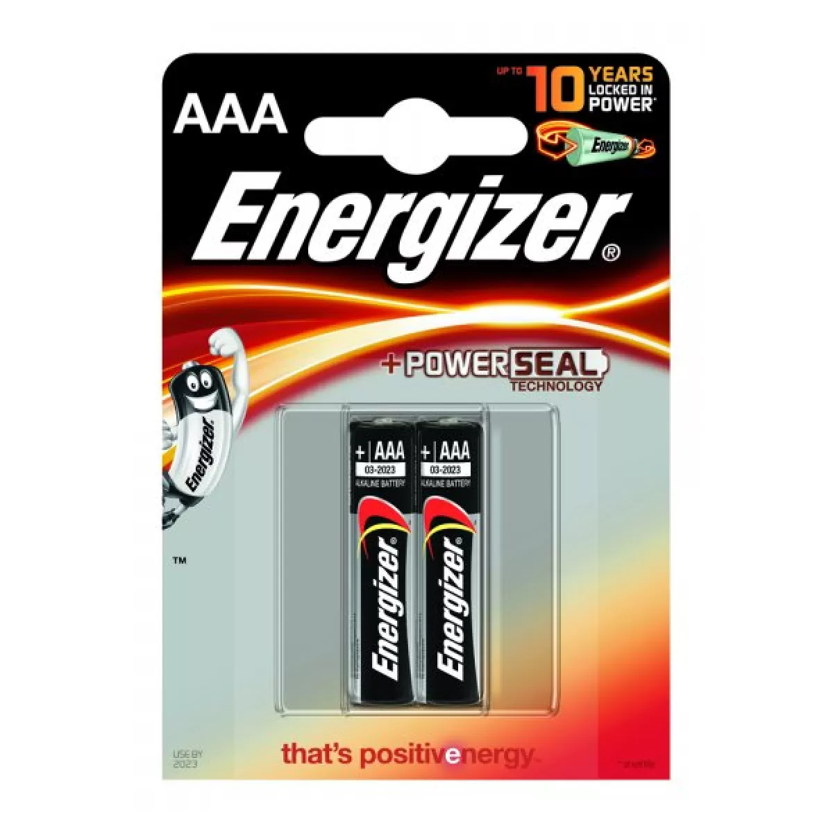 Energizer Алкална батерия Base, AAA, LR03, 1.5 V, 2 броя