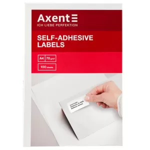Етикети Axent105x148.5 mm, 100 л. 4 етик.
