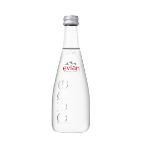 Evian Минерална вода, 330 ml, в стъклена бутилка