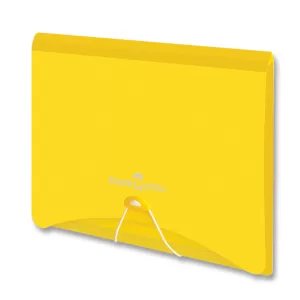 Faber-Castell Папка, PP, с ластик, жълта