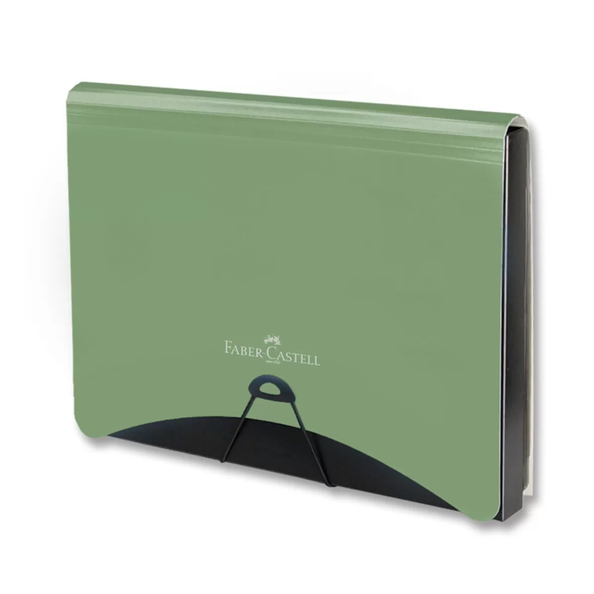 Faber-Castell Папка, PP, със 7 разделителя, с джоб за документи, зелена