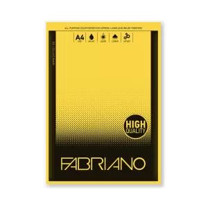 Fabriano Копирен картон, A4, 160 g/m2, жълт, 50 листа