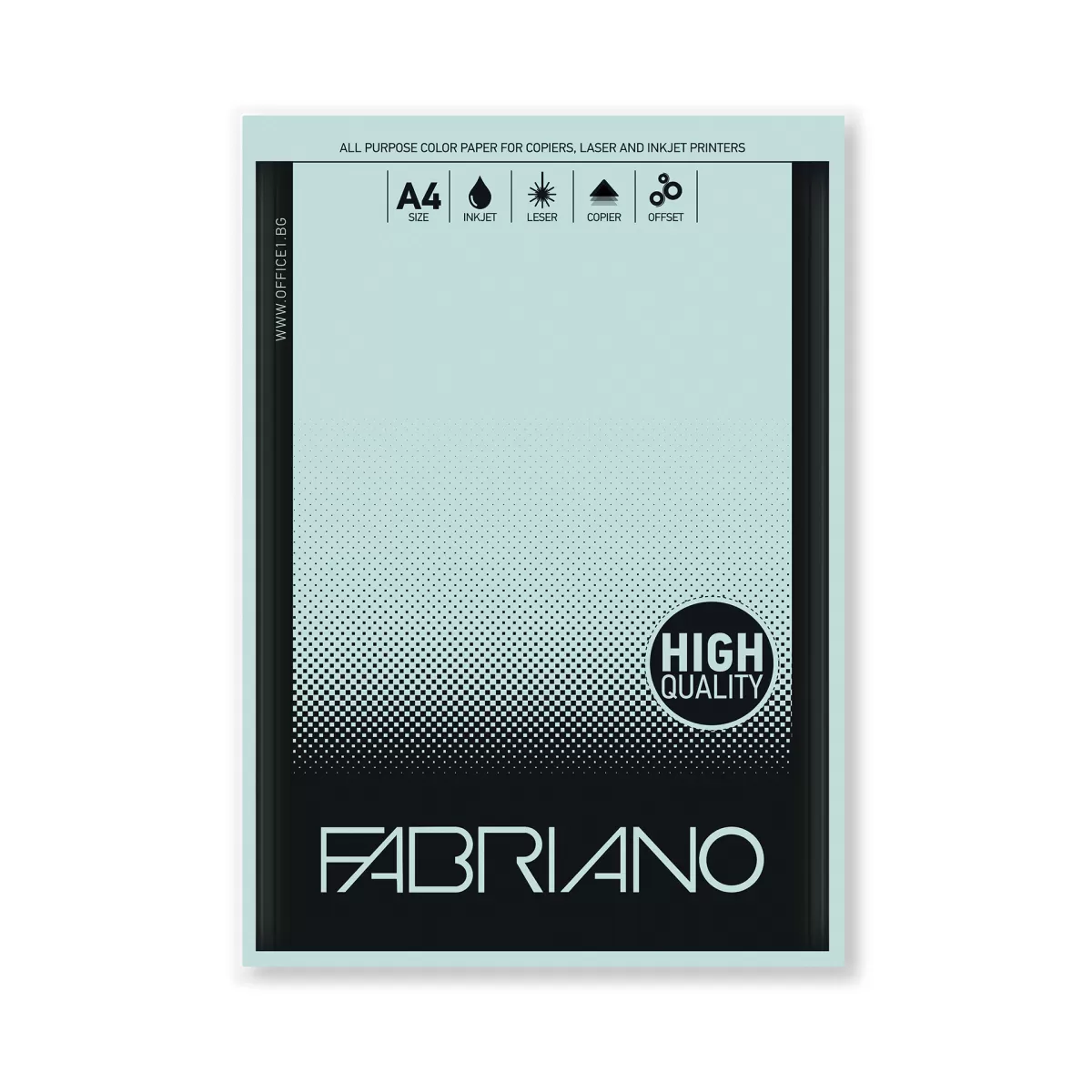 Fabriano Копирен картон, A4, 160 g/m2, светлосин, 50 листа