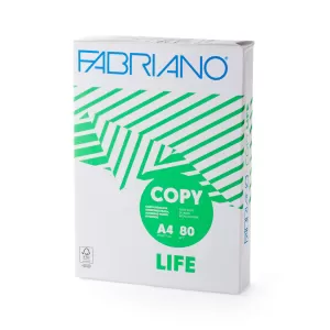 Fabriano Копирна хартия Copy Life, 85% рециклирана, A4, 80 g/m2, 500 листа
