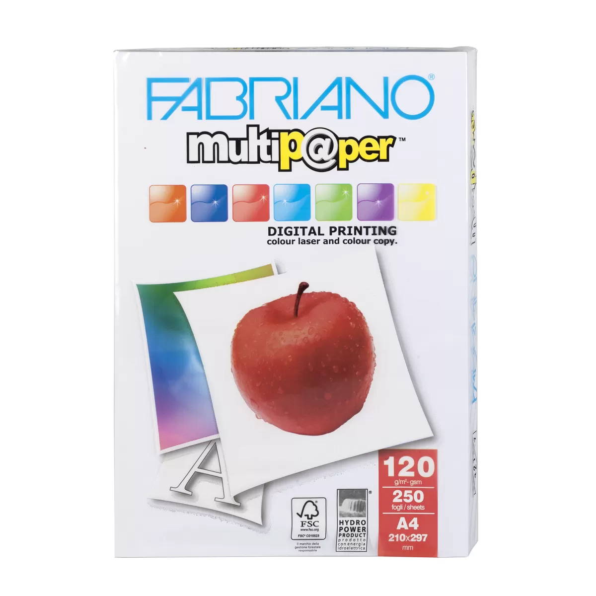 Fabriano Копирна хартия Multipaper, A4, 120 g/m2, гланц, 250 листа