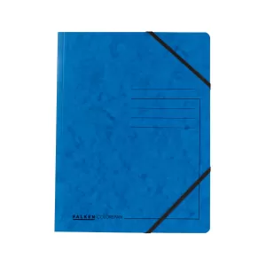 Falken Папка, картонена, с ластик, 320 g/m2, синя