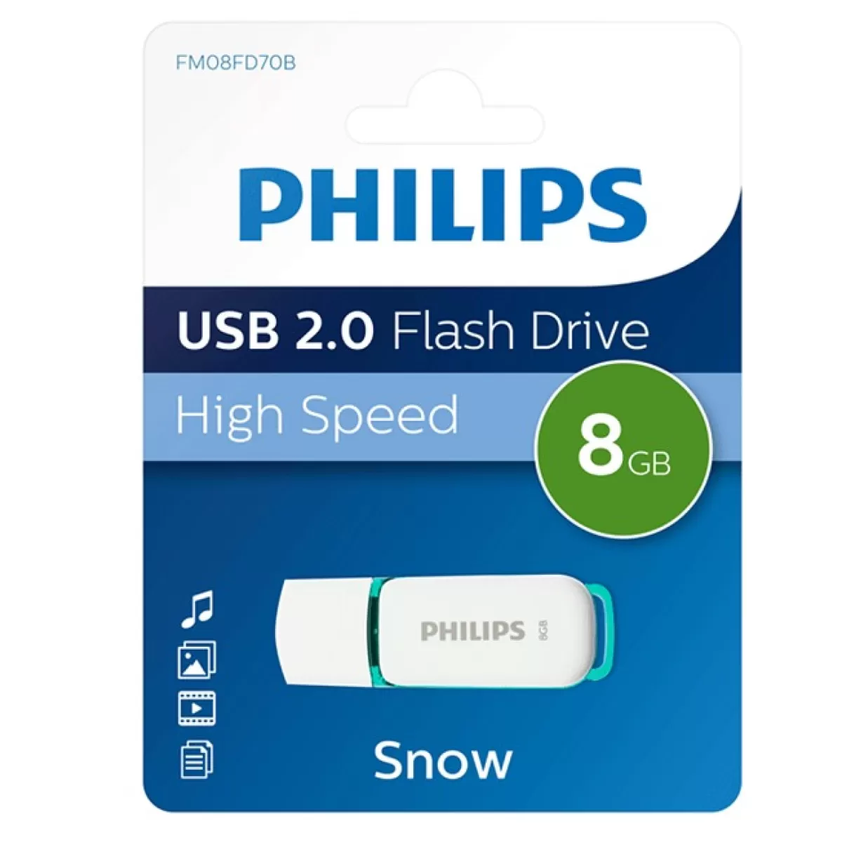 Flash Drive Philips USB 2.0 8 GB