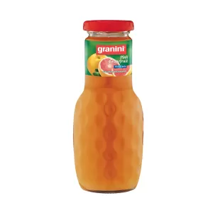 Granini Натурален сок, розов грейпфрут, 0.25 L, в стъклена бутилка