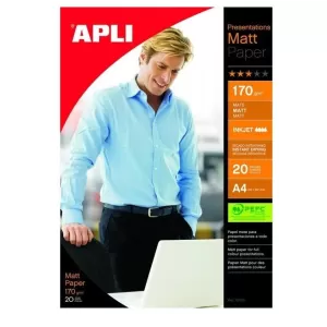 Хартия APLI фото двустранен мат A4 170 g/m2