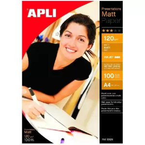 Хартия APLI фото мат A4 100 л. 120 g/m2