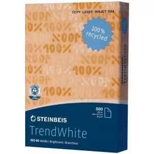 Хартия рециклирана Steinbeis Trend White А4 500 л. 80 gr/m2