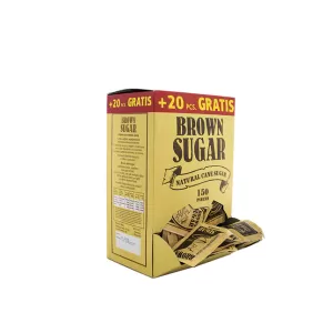 Кафява захар 4 g 150 бр.