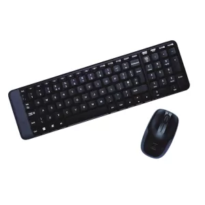 Клавиатура и мишка Logitech Desktop MK220 Черен