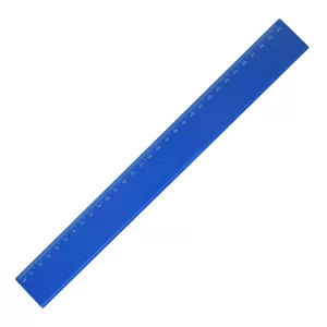 Линия, 30 cm, пластмасова, синя, 100 броя