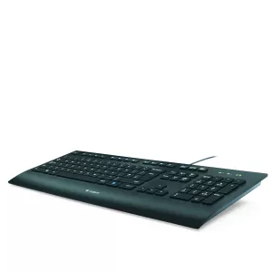 Logitech Клавиатура K280E Slim, USB, черна