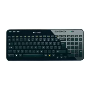 Logitech Клавиатура K360, безжична, черна