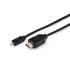 Manhattan Кабел, HDMI Male / Micro HDMI Male, с Ethernet, 2 m