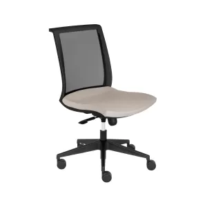Narbutas Работен стол Eva, 680x680x930 mm, дамаска Berta черен, черен меш