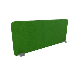 Narbutas Шумоизолиращ преграден панел за бюро Top 530, 1400x36x530 mm, дамаска Velito Presto зелен меланж, сив метал