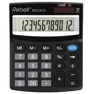 Настолен калкулатор Rebell SDC412+