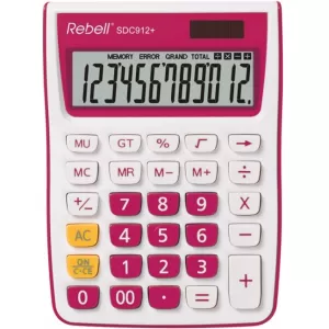 Настолен калкулатор Rebell SDC912+ Розов