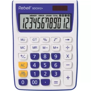 Настолен калкулатор Rebell SDC912+ Син