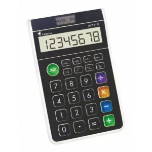 Настолен калкулатор Victoria GVA-612 Черен Бял