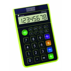 Настолен калкулатор Victoria GVA-612 Черен Зелен