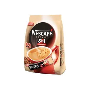 Nescafe Разтворимо кафе 3in1 Creamy, с каймак, 17 g, в пакетче, 10 броя